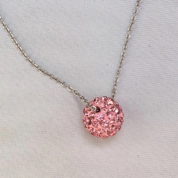 New! Floating Disco Ball Necklace - Picture 5 of 6